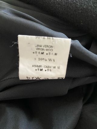 Cappotto Malloni nero tg 42