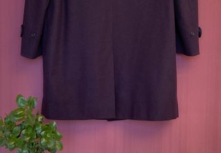 Abrigo Burberrys Lana y Cachemira Azul Marino