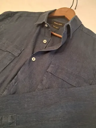 Camisa Massimo Dutti Lino Talla XL