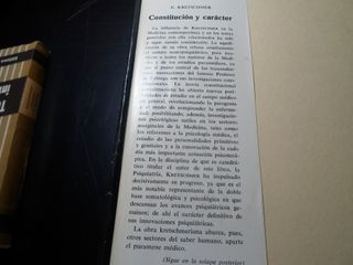 Libro Constitución y Carácter 1961