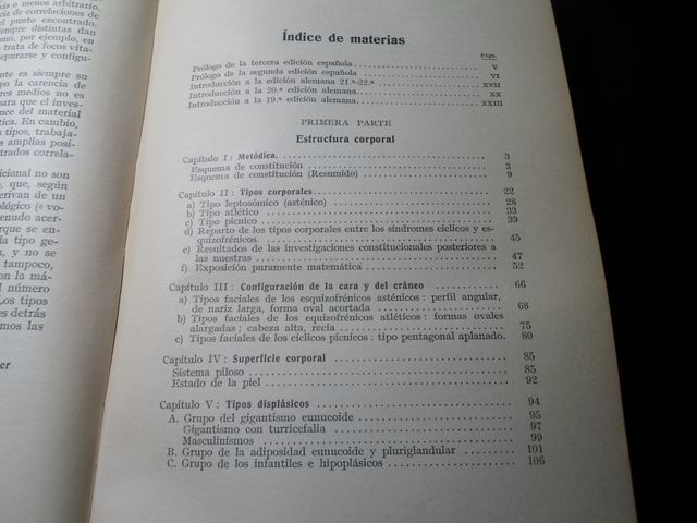 Libro Constitución y Carácter 1961