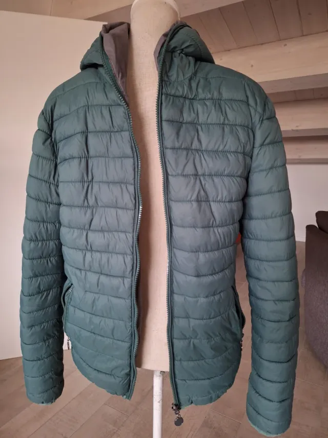 Piumino uomo leggero verde