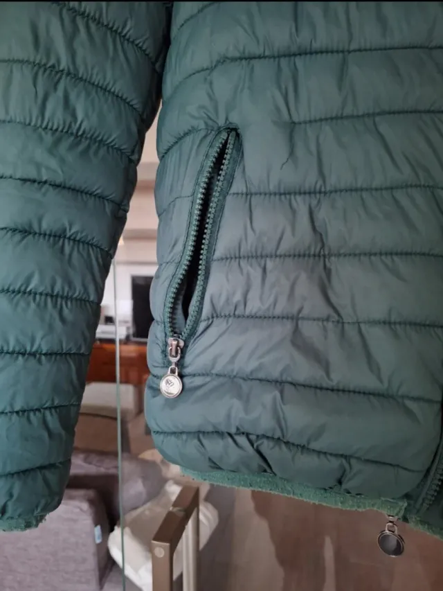 Piumino uomo leggero verde