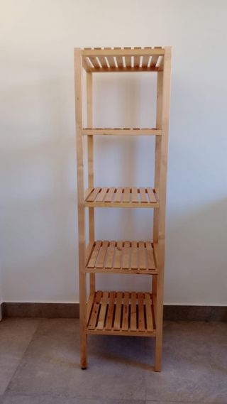 Estantería de madera 5 baldas