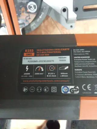 Ingletadora Deslizante Evolution RMS