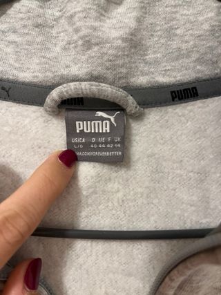 Chaqueta Puma Gris Talla L Unisex