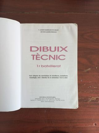 Dibuix Tècnic I: 1º Batxillerat. (Catalan Edition)