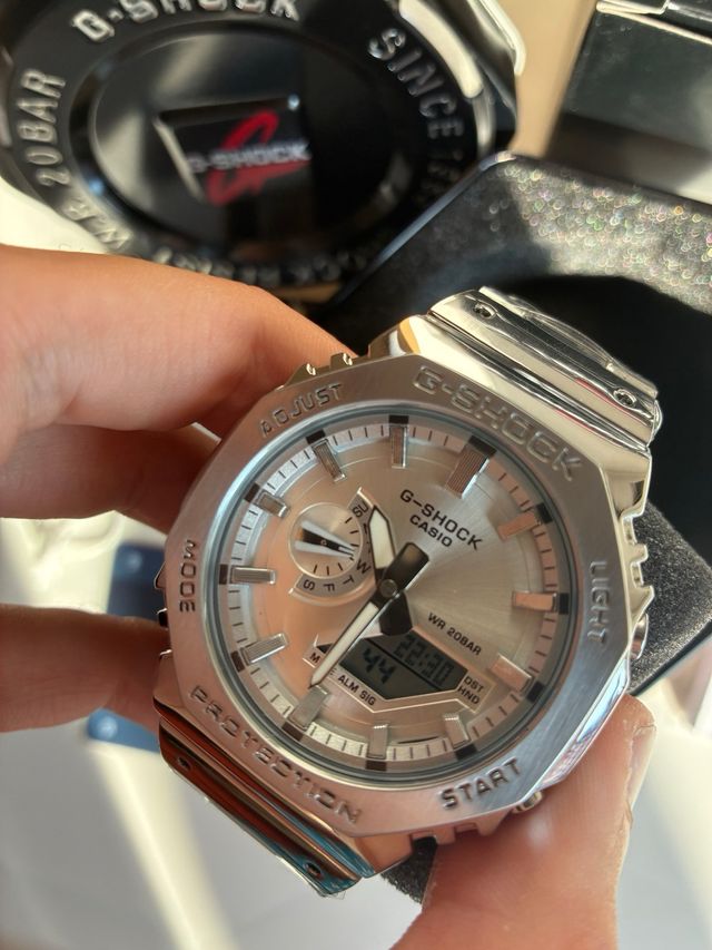 Reloj Casio G-Shock plateado