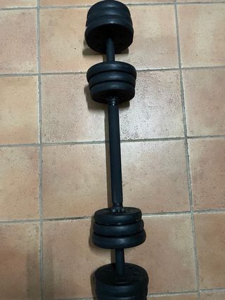 Mancuernas y pesa rusa para principiantes