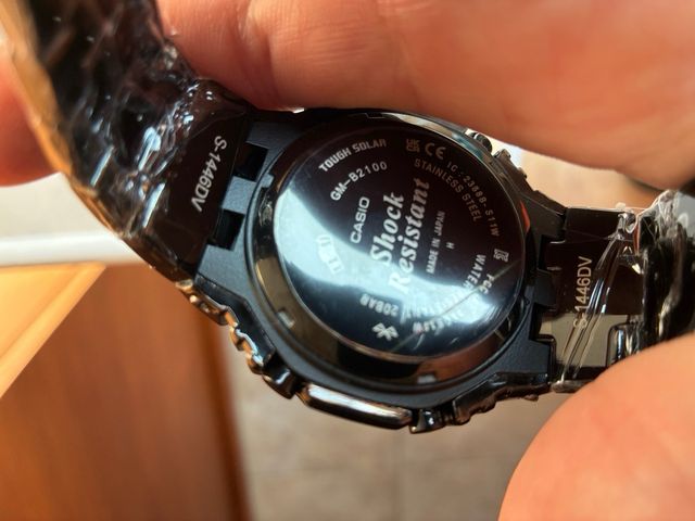 Reloj Casio G-Shock Negro y Plateado