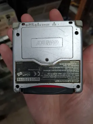 Nintendo Game Boy Advance SP Plata