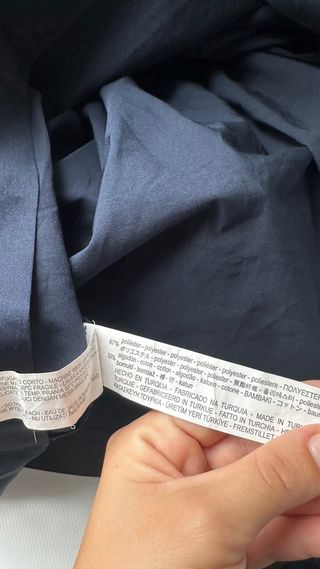 Falda Azul Marino. Zara. Talla XS