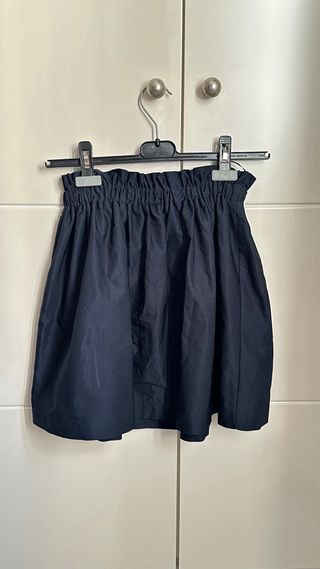 Falda Azul Marino. Zara. Talla XS