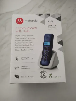 Teléfono Inalámbrico Motorola T301 Nuevo