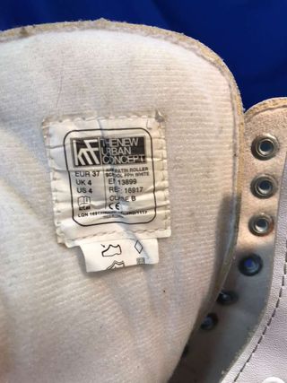 Patines Roller Quad Blancos Talla 37