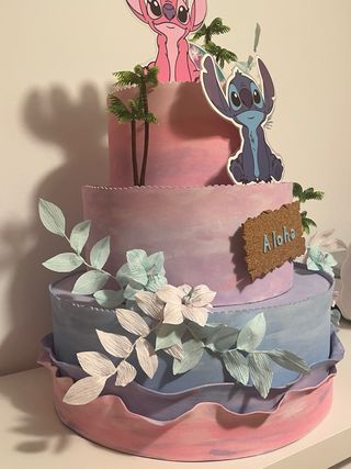 Tarta Falsa Stitch Eventos Decoración