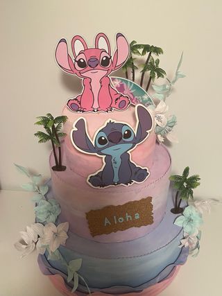 Tarta Falsa Stitch Eventos Decoración