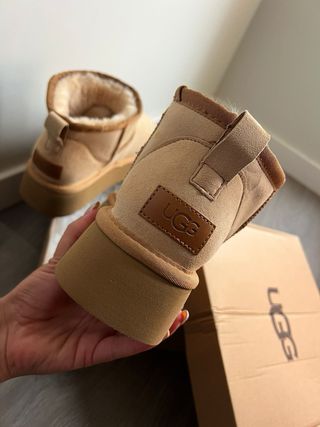 Botines UGG Beige Mujer