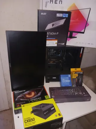 ♦️PC GAMING RTX 4060 + MONITOR 165HZ OFERTA!♦️