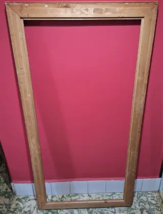 Marco de madera para óleo paisaje