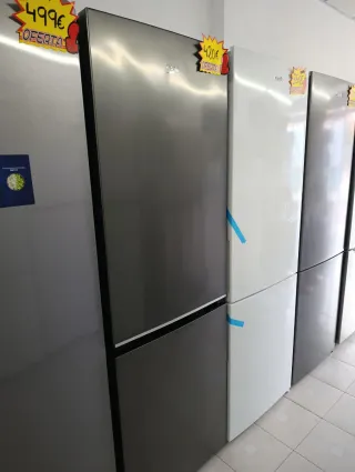 Nevera combi No Frost Beko Inox