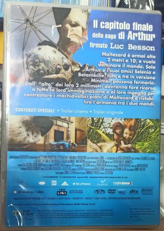 DVD Arthur e la guerra dei due mondi