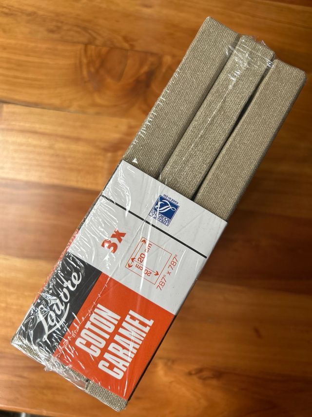 Lienzo Lefranc&Bourgeois Cotton Carmel 3uds 20x20