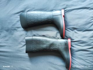 Botas de agua Carolina Herrera CH negras