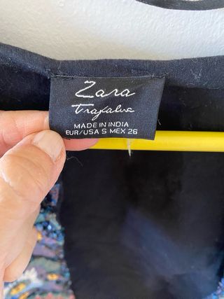 Chaqueta patchwork abalorios S