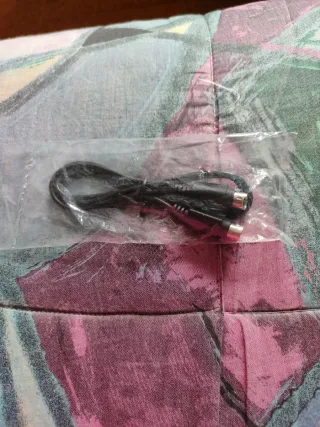 Cable RCA Negro y Plateado