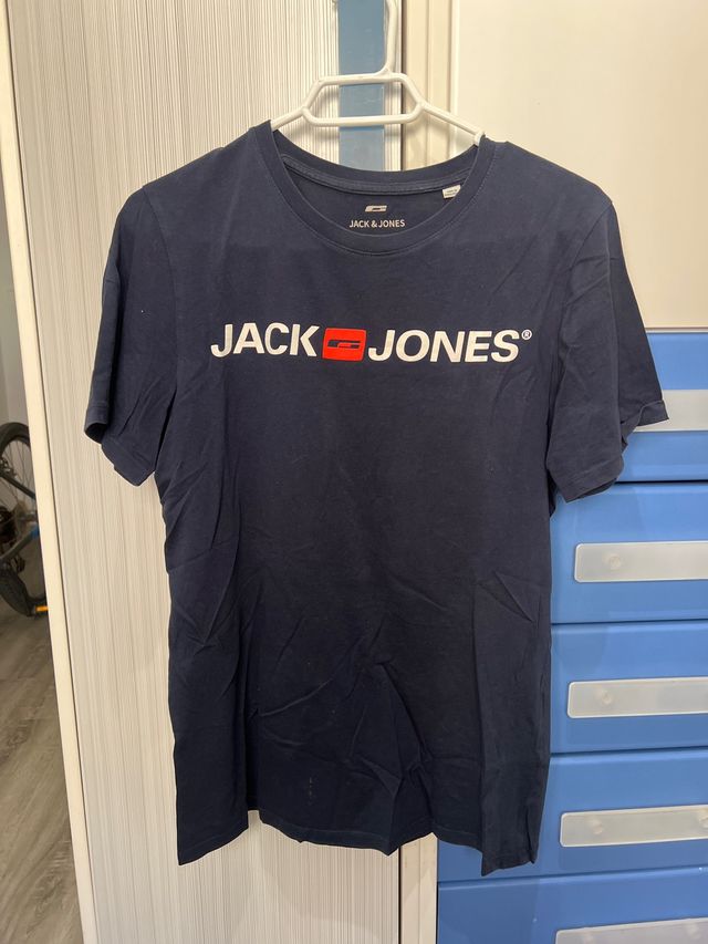 Camiseta Jack & Jones Talla M Azul Marino