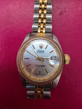 Rolex Oysterquartz Datejust in oro e argento