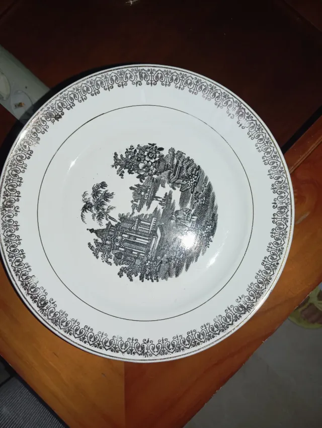 4 Platos Antiguos La Cartuja