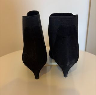 Botines tacón mini negros
