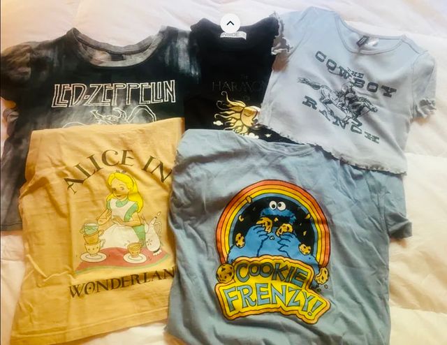 Lote 10 Camisetas Mujer Talla S