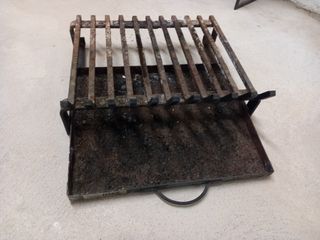 Brasero para estufa o chimenea de leña con cajon