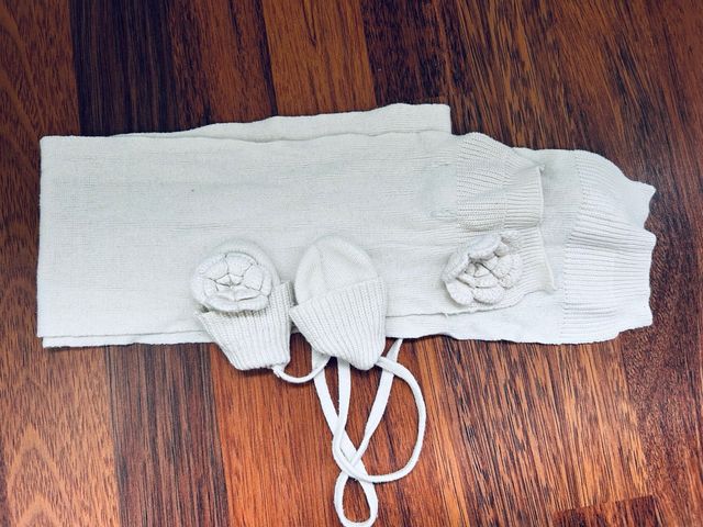 Conjunto Benetton gorro, guantes y bufanda