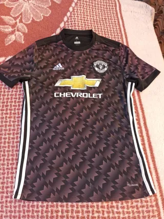 Camiseta Manchester United Adidas Negra Gris