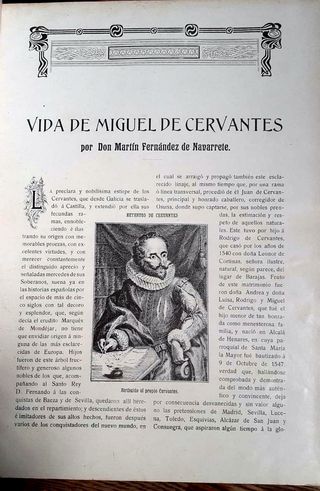 Crónica del centenario del Don Quijote por Miguel