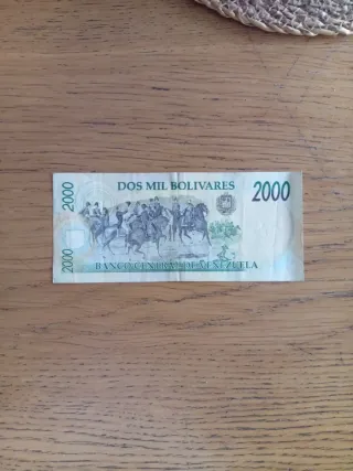 Billete 2000 Bolívares Venezuela