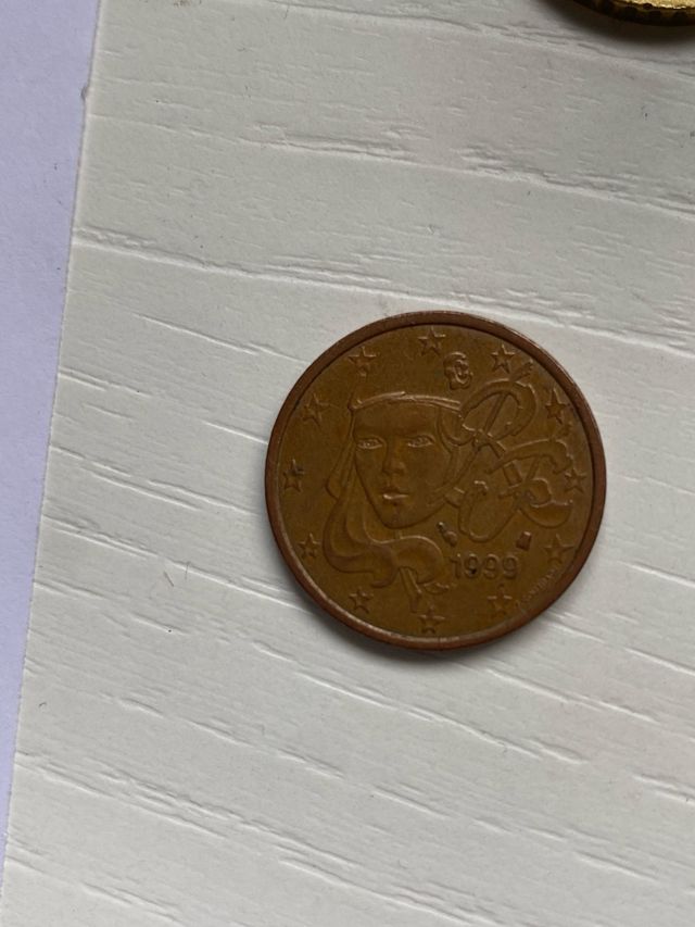 Moneda 5 céntimos Francia 1999