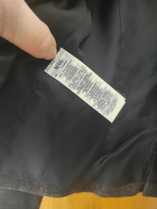 Americana marrón mujer,Mango,L