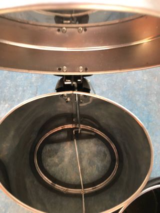 Cubo basura baño metal y plástico