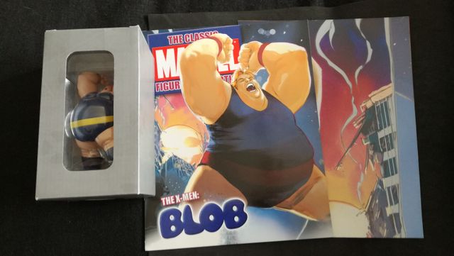 Figura Marvel Blob Eaglemoss Plomo Nueva