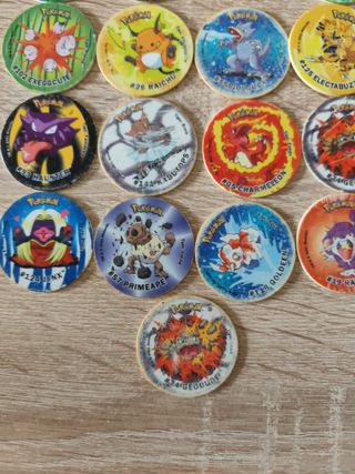 Lote Tazos Pokémon Attack