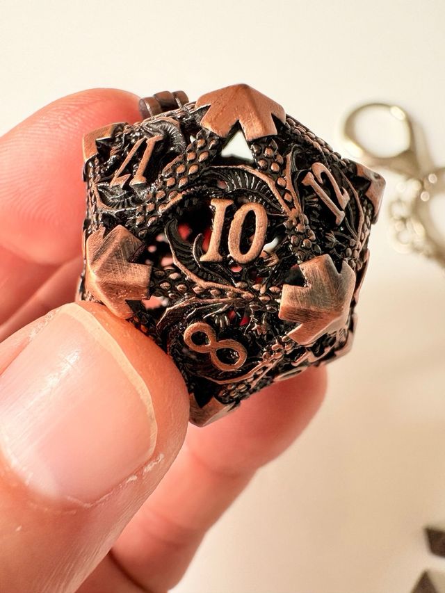 Portachiavi Dadi D&D Rame