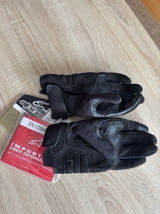 Guantes Moto Alpinestars Talla S Negros
