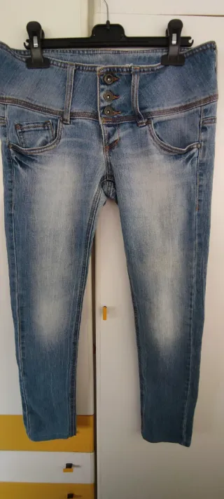 Jeans vita bassa donna,