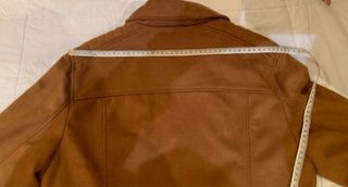 Chaqueta Bershka ante marrón Talla M