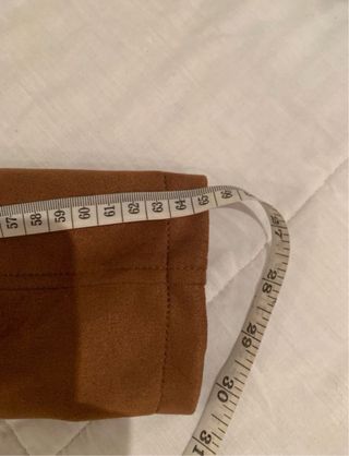 Chaqueta Bershka ante marrón Talla M